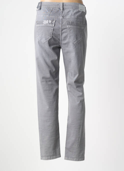 Pantalon droit stretch taille normale gris CECIL femme