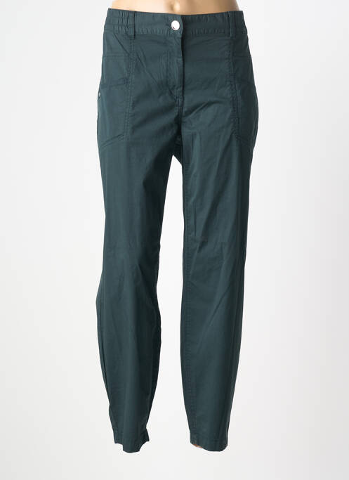 Pantalon droit stretch taille normale vert CECIL femme