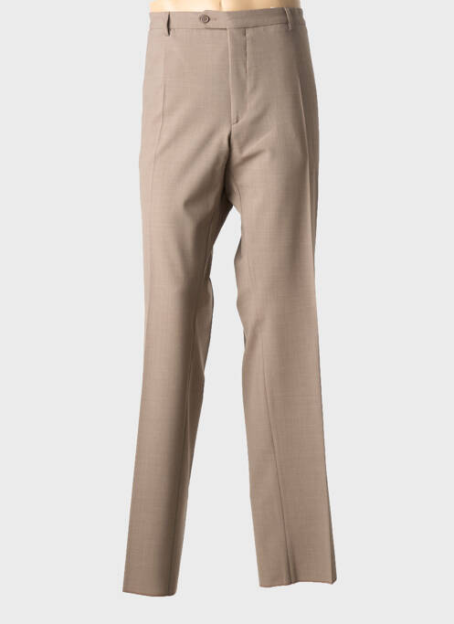 Pantalon droit stretch taille normale beige NINO LORETTI homme