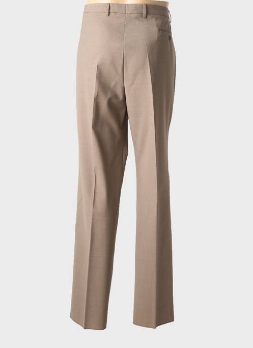 Pantalon droit stretch taille normale beige NINO LORETTI homme