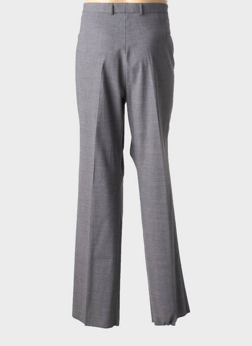 Pantalon droit tissage chiné taille normale gris TREVIRA homme