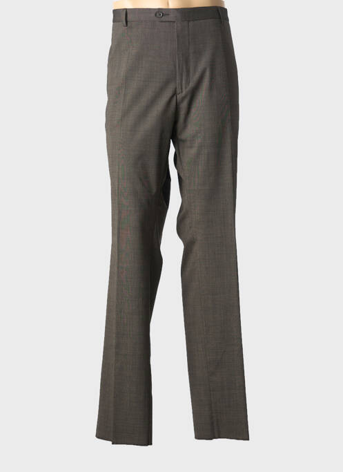 Pantalon droit stretch taille normale marron NINO LORETTI homme