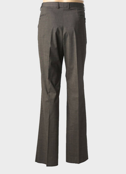 Pantalon droit stretch taille normale marron NINO LORETTI homme