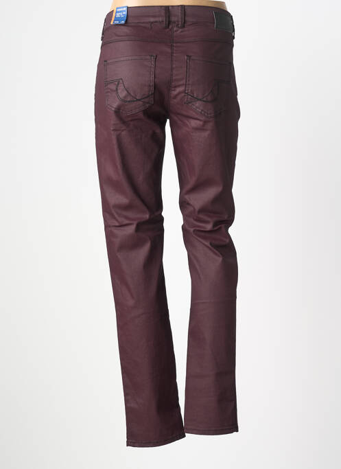 Pantalon slim stretch taille normale violet CECIL femme