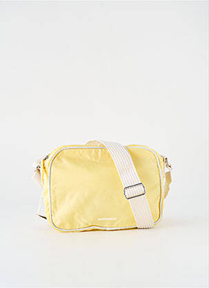 Sac multipoches forme rectangulaire jaune BENSIMON femme