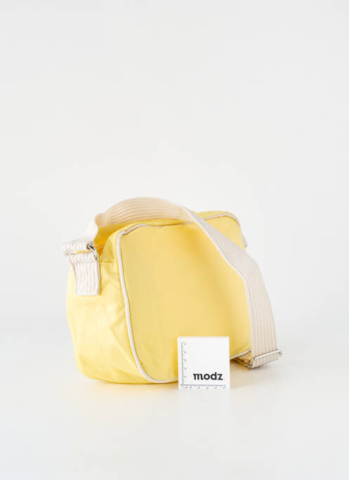 Sac multipoches forme rectangulaire jaune BENSIMON femme
