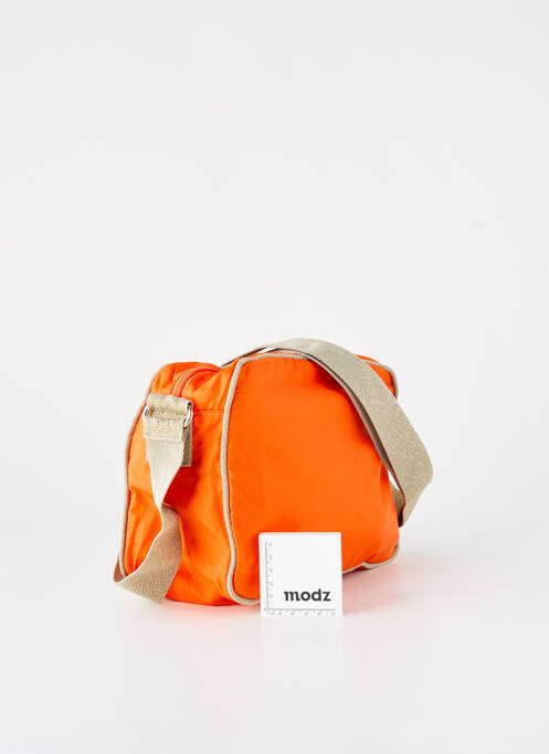 Sac multipoches forme rectangulaire orange BENSIMON femme