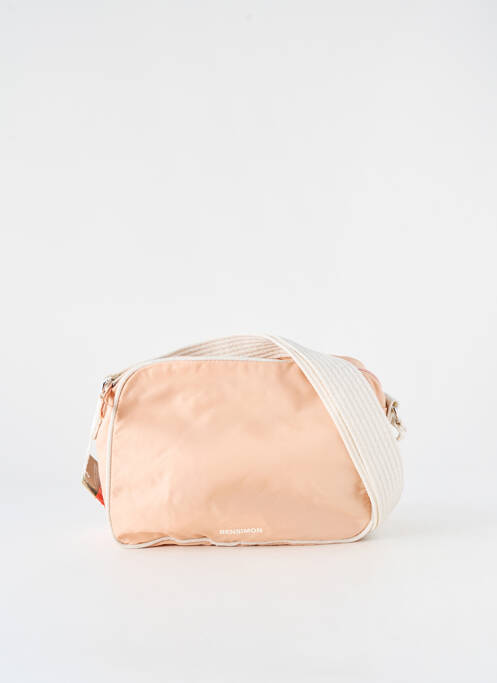 Sac multipoches forme rectangulaire rose BENSIMON femme