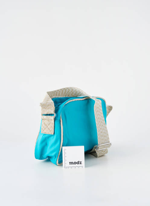 Sac fermeture zippée bleu BENSIMON unisexe