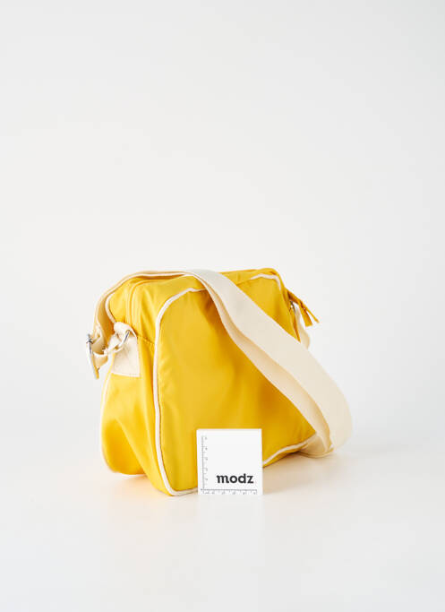 Sac fermeture zippée jaune BENSIMON unisexe