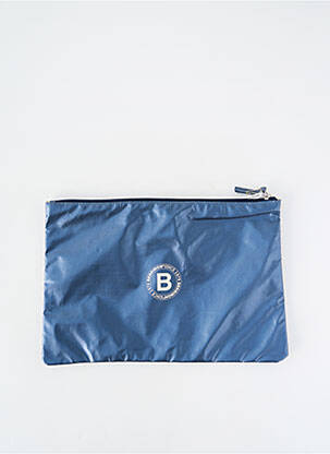 Trousse effet matière satinée bleu BENSIMON femme