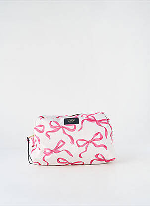 Trousse imprimé fantaisie rose WOUF femme