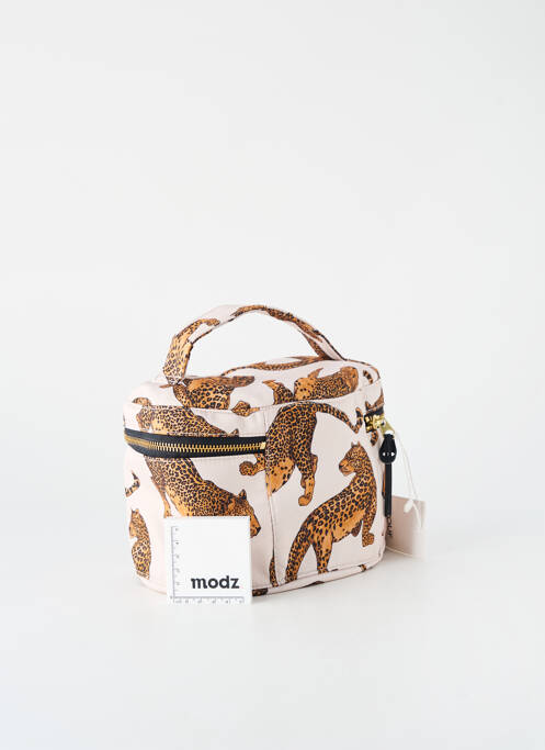 Trousse imprimé fantaisie beige WOUF femme