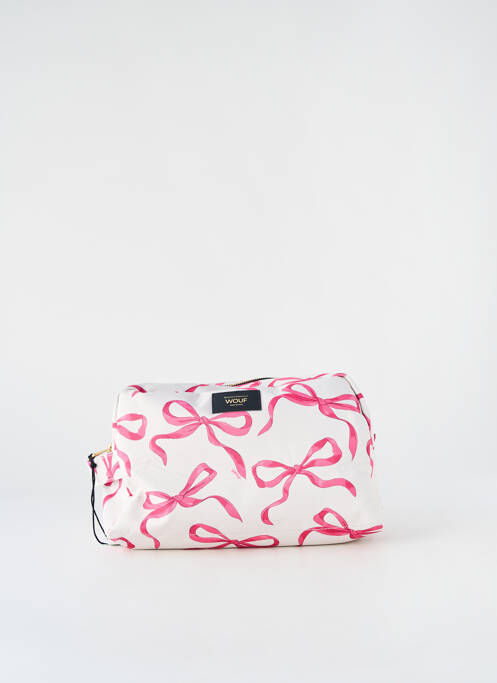 Trousse imprimé fantaisie rose WOUF femme