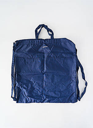 Sac à dos effet matière satinée bleu BENSIMON femme