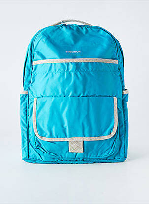 Sac à dos fermeture zippée bleu BENSIMON femme