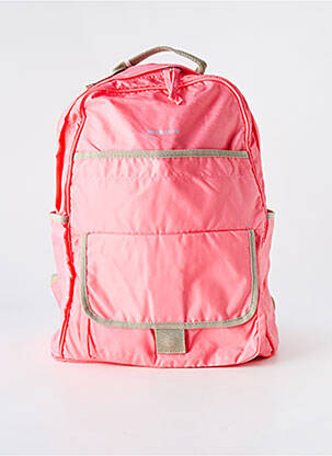 Sac à dos effet matière satinée rose BENSIMON femme