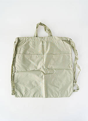 Sac à dos effet matière satinée vert BENSIMON femme