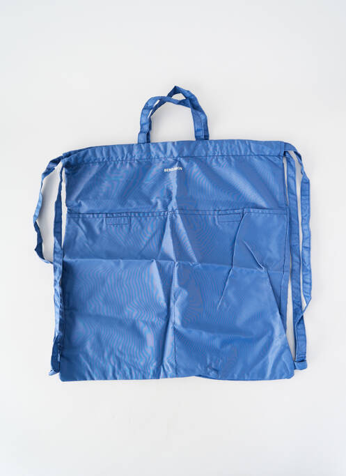 Sac à dos effet matière satinée bleu clair BENSIMON femme