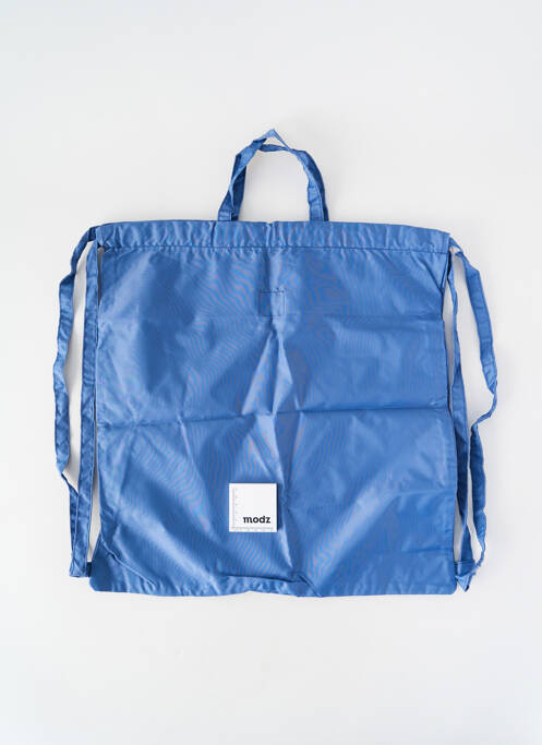 Sac à dos effet matière satinée bleu clair BENSIMON femme