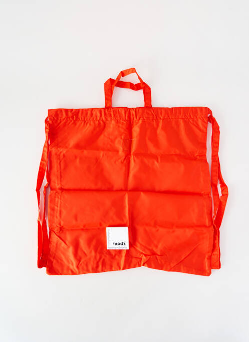 Sac à dos effet matière satinée orange BENSIMON femme