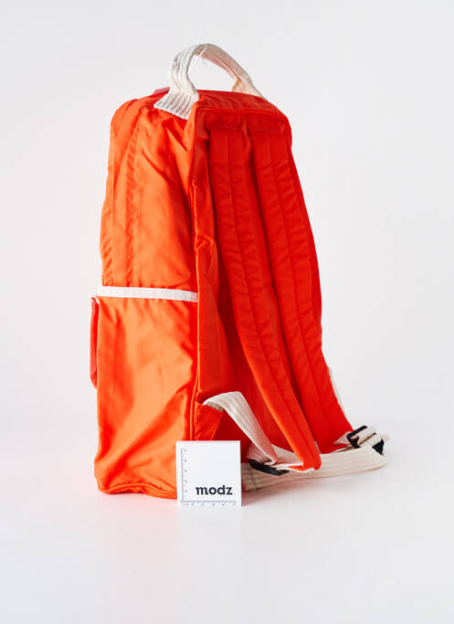 Sac à dos effet matière satinée orange BENSIMON femme