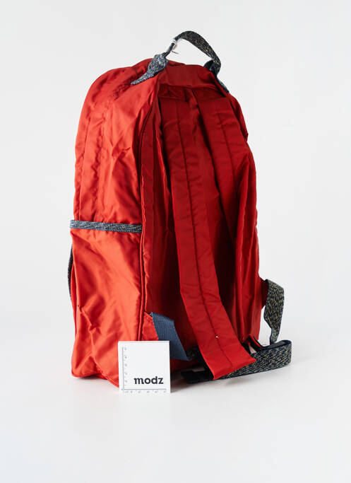 Sac à dos effet matière satinée rouge BENSIMON femme