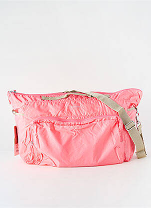 Sac fermeture zippée rose BENSIMON femme