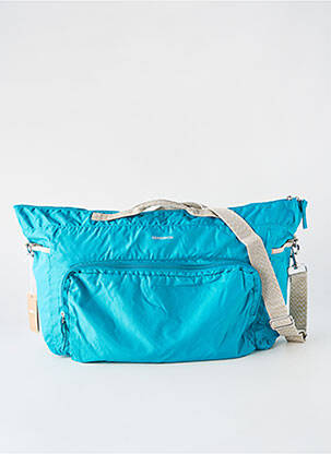 Sac fermeture zippée bleu BENSIMON unisexe