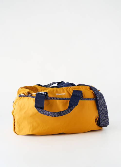 Sac de voyage jaune BENSIMON femme