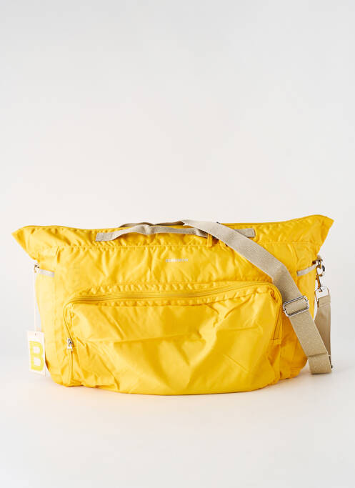 Sac fermeture zippée jaune BENSIMON femme