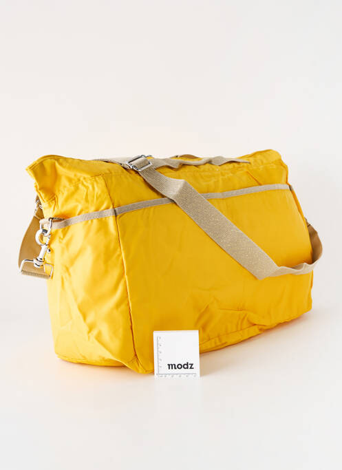 Sac fermeture zippée jaune BENSIMON femme