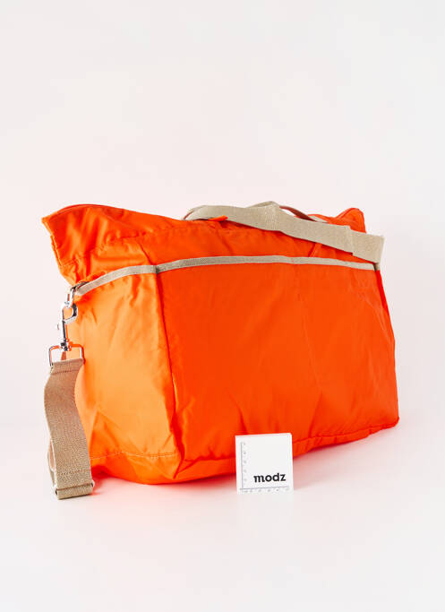 Sac fermeture zippée orange BENSIMON femme