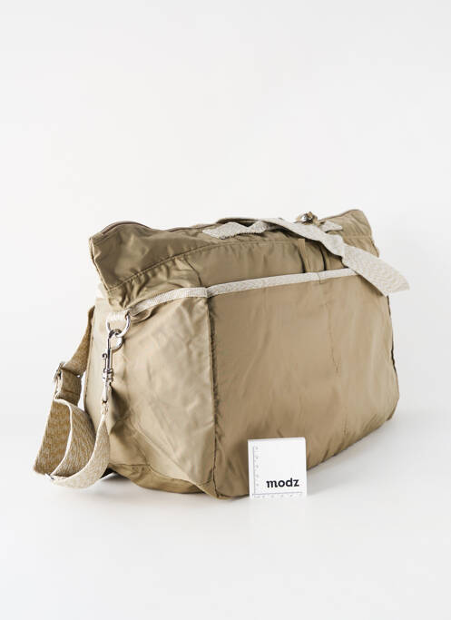 Sac fermeture zippée vert BENSIMON unisexe