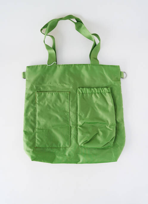 Sac multipoches forme carré vert BENSIMON femme