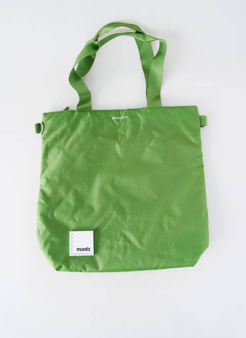 Sac multipoches forme carré vert BENSIMON femme