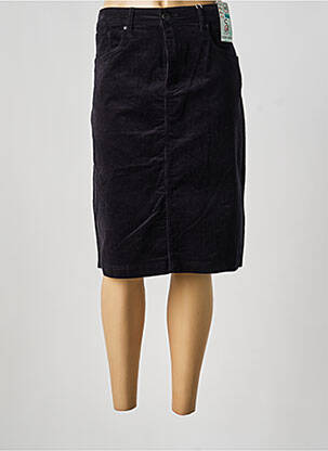 Jupe mi-longue stretch noir S.QUISE femme