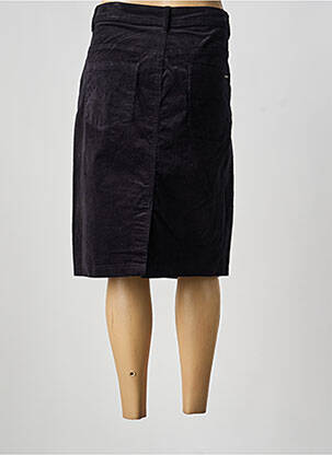 Jupe mi-longue stretch noir S.QUISE femme