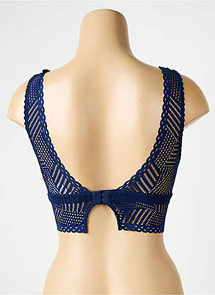 Soutien-gorge sans armature bralettes bleu ANTIGEL femme