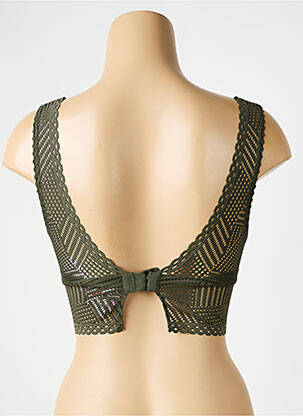 Soutien-gorge sans armature bralettes vert ANTIGEL femme