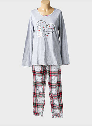 Pyjama bas pantalon gris REBELLE BY PASTUNETTE femme