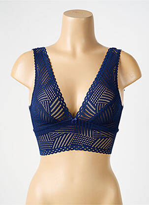 Soutien-gorge sans armature bralettes bleu ANTIGEL femme
