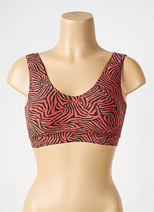 Soutien-gorge sans armature brassieres orange CHANTELLE femme