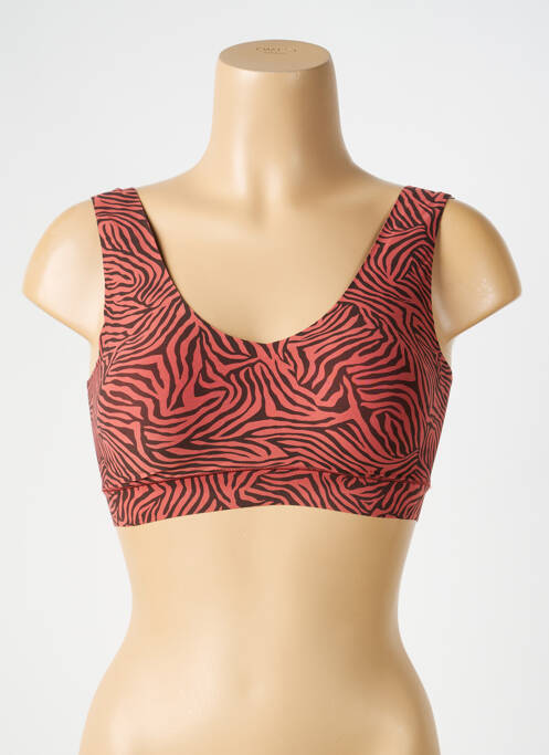 Soutien-gorge sans armature brassieres orange CHANTELLE femme