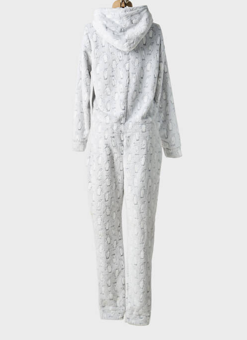 Combi-pantalon manches longues gris REBELLE femme