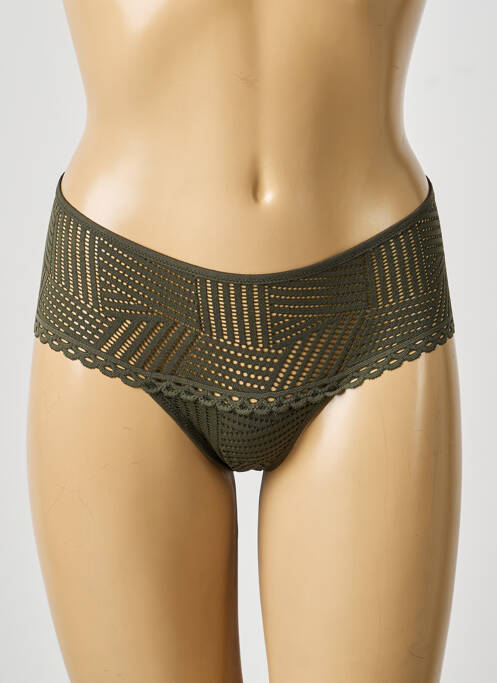 Shorty stretch vert ANTIGEL femme