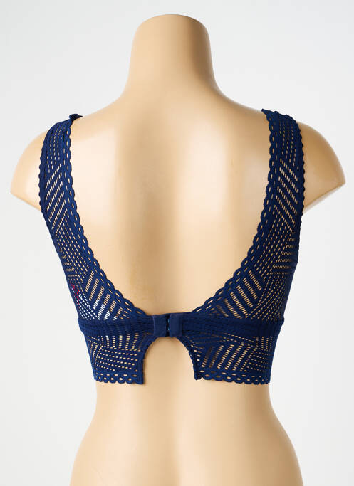 Soutien-gorge sans armature bralettes bleu ANTIGEL femme