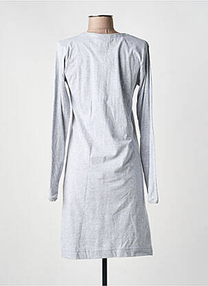 Chemise de nuit sérigraphie gris REBELLE BY PASTUNETTE femme