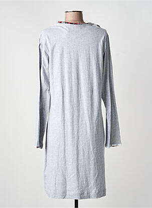Chemise de nuit sérigraphie gris REBELLE BY PASTUNETTE femme