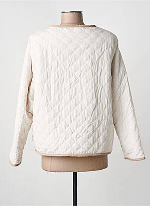 Doudoune poches sans capuche beige O.P.L FASHION femme